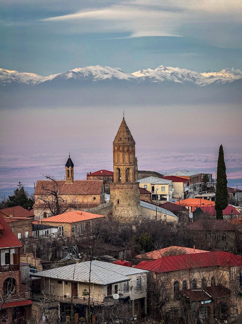 Mestia Bell Tower and Historic Tower Group